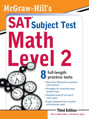cover image of McGraw-Hill's SAT Subject Test Math Level 2